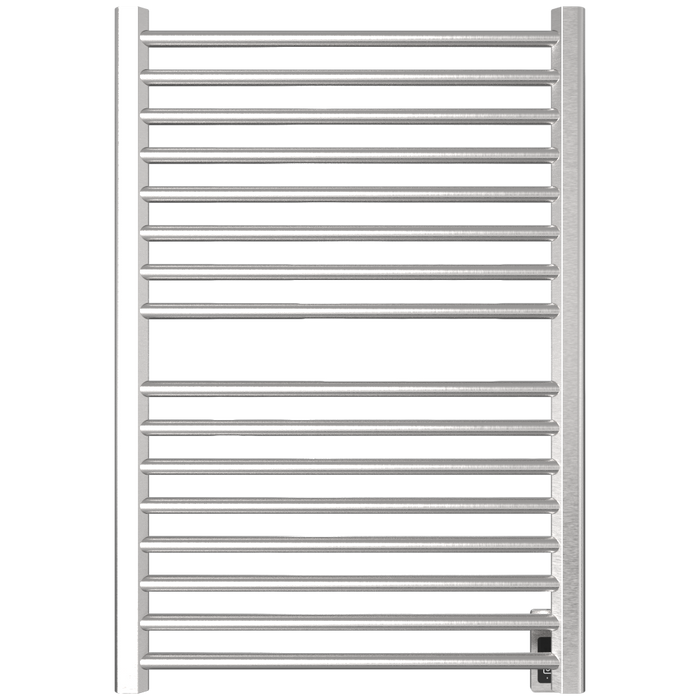 Amba Products S2942B Sirio 16-Bar Hardwired Towel Warmer - 4 x 29.375 x 42.625 in. - Brushed Finish