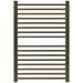 Amba Products S2942BB Sirio 16-Bar Hardwired 29 W Towel Warmer - 4 x 29.375 x 42.625 in. - Brushed Bronze Finish