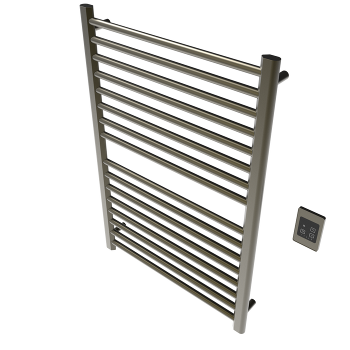 Amba Products S2942BB Sirio 16-Bar Hardwired 29 W Towel Warmer - 4 x 29.375 x 42.625 in. - Brushed Bronze Finish