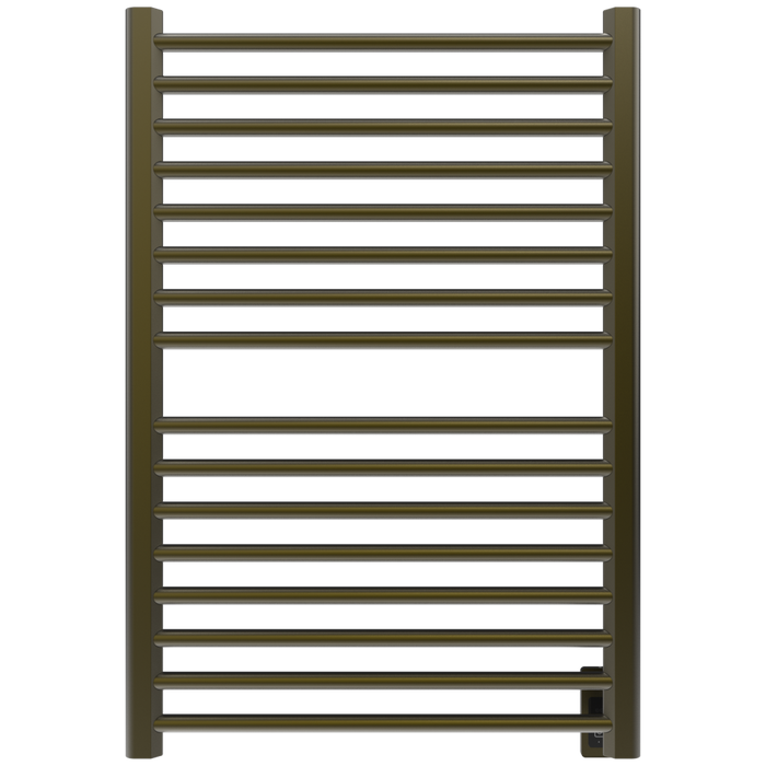 Amba Products S2942BB Sirio 16-Bar Hardwired 29 W Towel Warmer - 4 x 29.375 x 42.625 in. - Brushed Bronze Finish