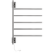 Amba Products SB5-P Swivel Bar Hardwired & Plug-in Combo Towel Warmer with 5 Bars -  x  x  in. - Polished Finish