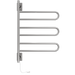 Amba Products SL3-B Swivel Loop Hardwired & Plug-in Combo Towel Warmer with 3 Looped Bars -  x  x  in. - Brushed Finish