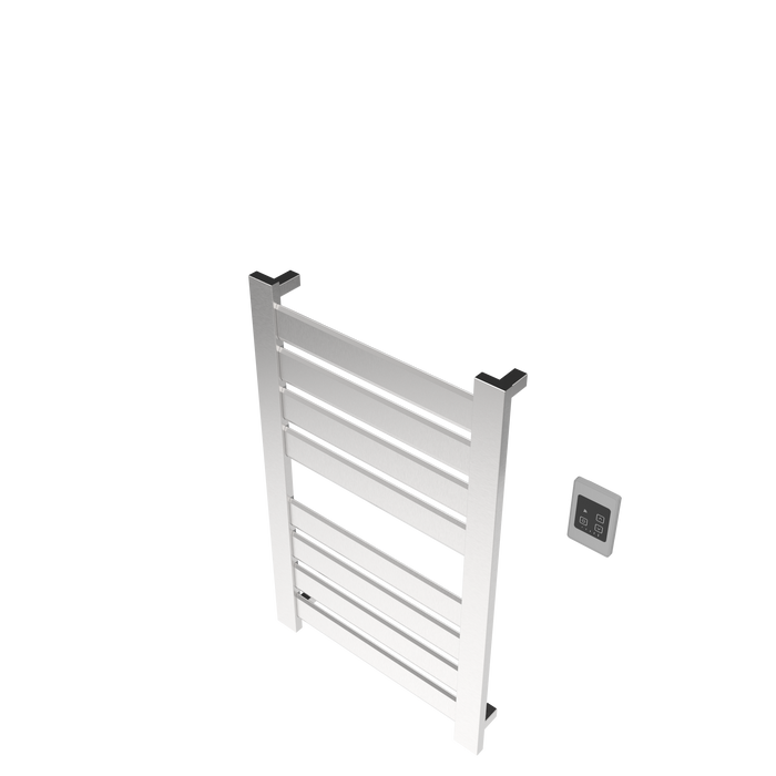 Amba Products V2337B Vega 8-Panel Hardwired Towel Warmer - 3.625 x 23.375 x 39.25 in. - Brushed Finish