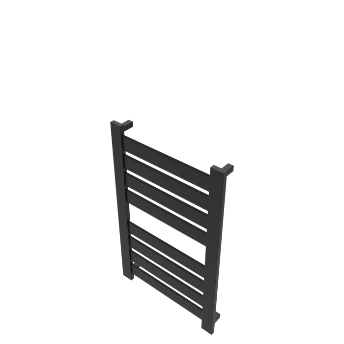 Amba Products V2337MB Vega 8-Panel Hardwired Towel Warmer - 3.625 x 23.375 x 39.25 in. - Matte Black Finish