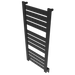 Amba Products V2356MB Vega 12-Panel Hardwired Towel Warmer - 3.625 x 23.375 x 58 in. - Matte Black Finish