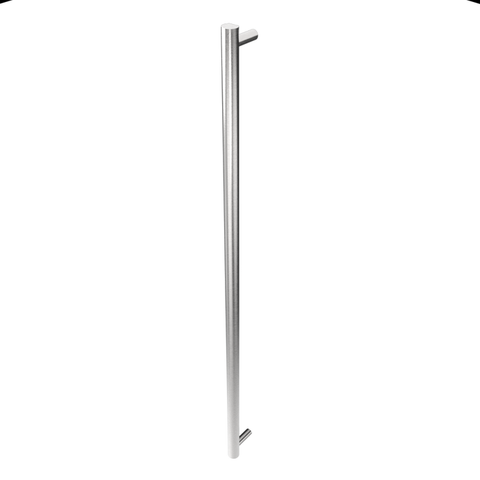 Amba Products i59RO.B Modello i Round 59-Inch Hardwired Single Bar Towel Warmer - 4.125 x 59 x 1.625 in. - Brushed Finish