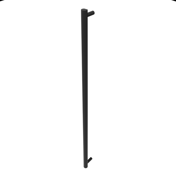 Amba Products i59RO.MB Modello i Round 59-Inch Hardwired Single Bar Towel Warmer - 4.125 x 59 x 1.625 in. - Matte Black Finish